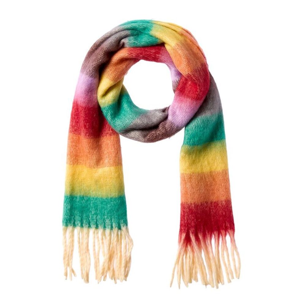 La Fiorentina Plush Fringe Scarf